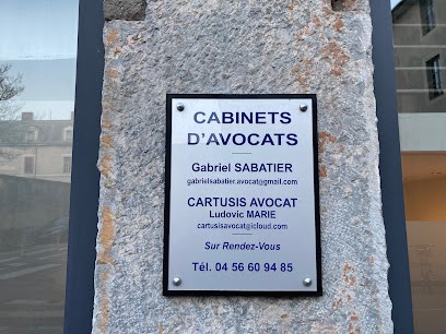 CABINETS D'AVOCATS Gabriel SABATIER Et Ludovic MARIE, Avocat à Grenoble