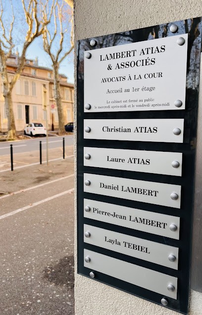 LAMBERT ATIAS & ASSOCIÉS, Avocat à Aix-en-Provence