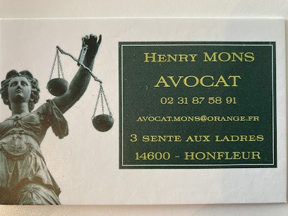 Mons Henry, Avocat à Honfleur